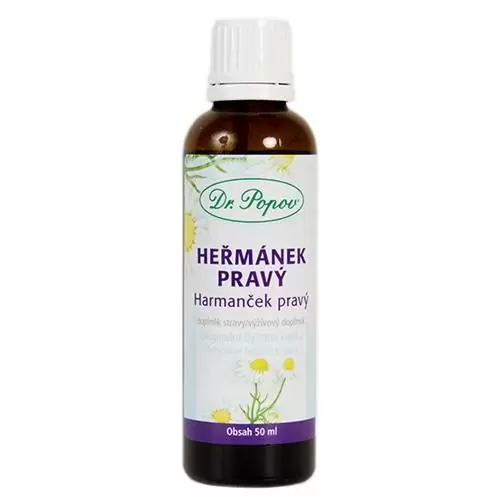 Dr. Popov Heřmánek lékařský originální bylinné kapky 50 ml